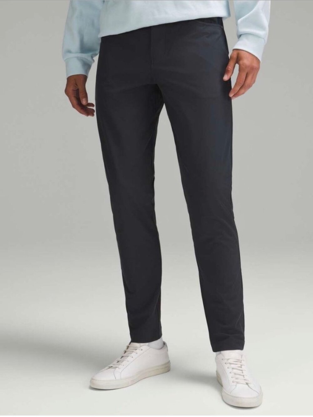 Lululemon ABC Slim Fit Pant Warpstreme Obsidian Grey 30 30x27 Casual Golf M5AQRS